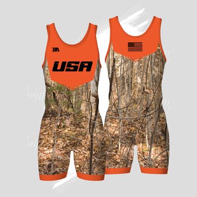 Hunter Camo Mens Singlet