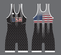 Black USA WOMENS Singlet