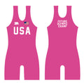 BABY Pink USA Singlet