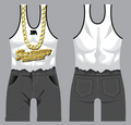 Stalemates Street League White Singlet