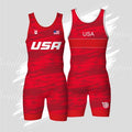 Usa Red Striker WOMENS Singlet