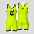 Neon Yellow Mens Singlet