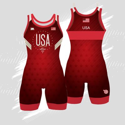 Red Usa WOMENS Singlet