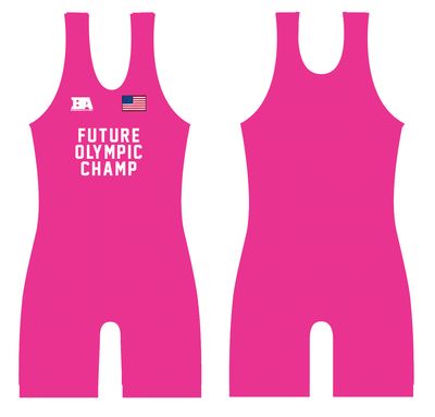 BABY Pink Future World Champ Singlet
