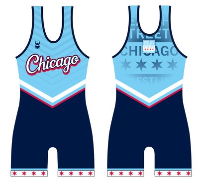 BTS Chicago Baby Blue MENS Singlet