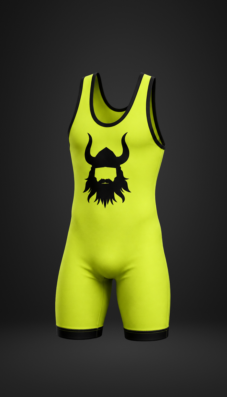 Neon Yellow Men's Singlet